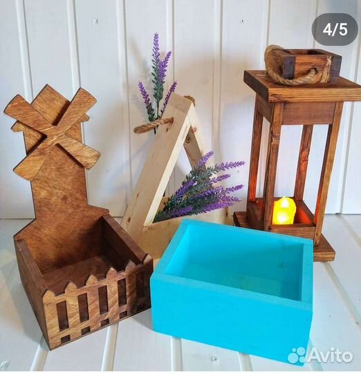 Декоративные ящички и фигурки