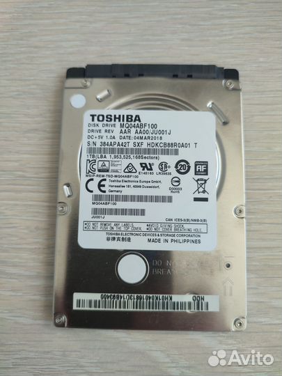 Жесткий диск для ноутбука 1 тб 2.5