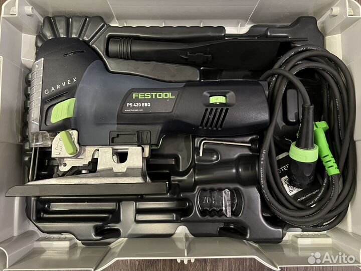 Маятниковый лобзик Festool carvex PS 420 EBQ-Plus