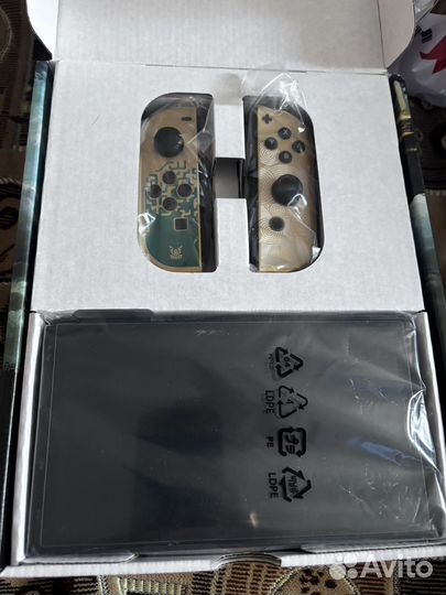Nintendo switch oled zelda с играми