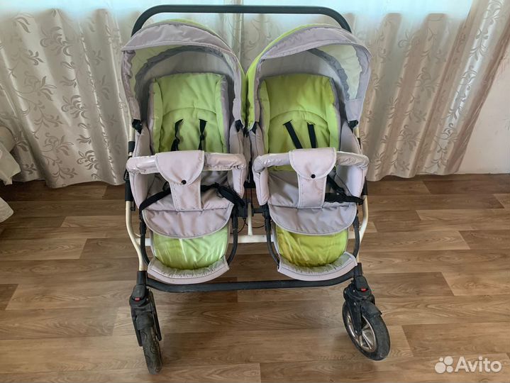 Коляска для двойни 2 в 1