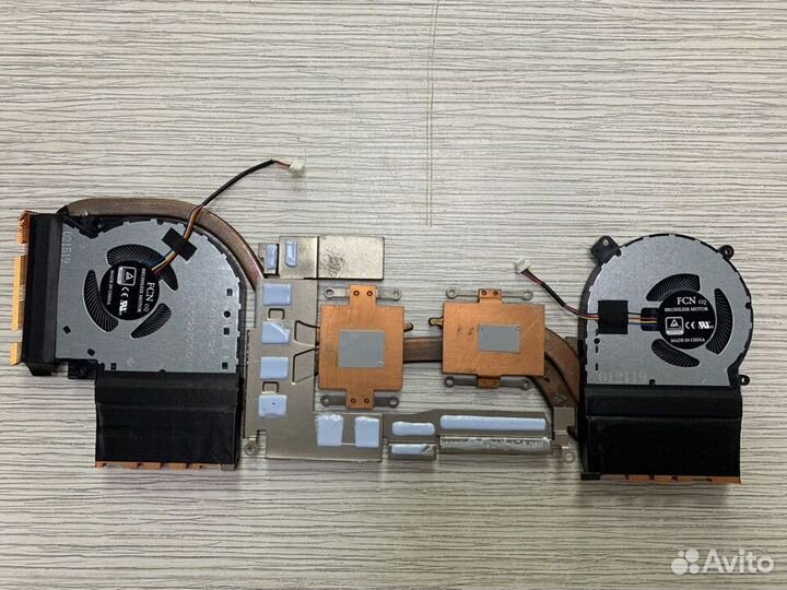 Оригинальный новый радиатор в сборе с вентиляторам