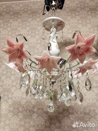 Люстра потолочная подвесная бу