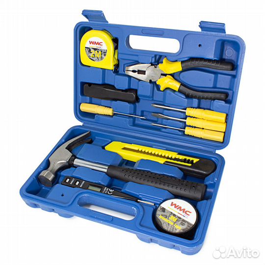 Набор инструментов 11пр.(плоскогубцы,нож,рулетка,о