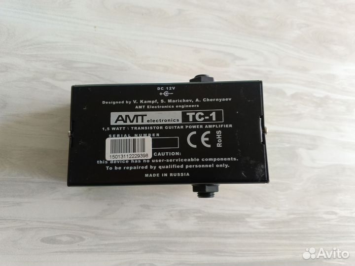 Гитарный усилитель мощности AMT TC-1 Tubecake 1.5