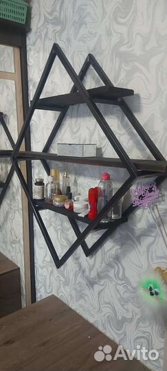 Полка настенная в стиле лофт