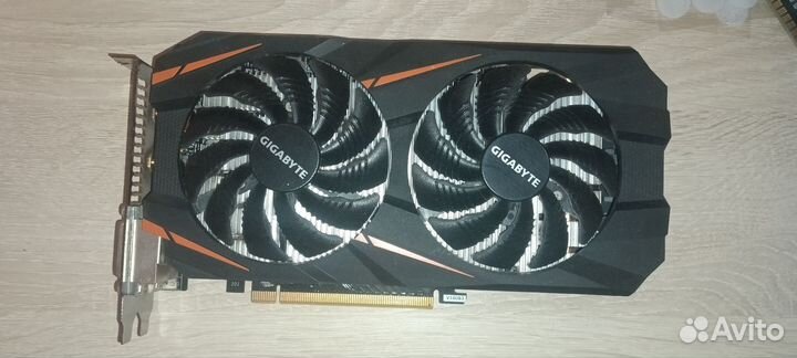 Видеокарта GTX 1060 3gb gigabyte