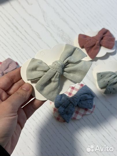 Новые заколка бантик для девочки