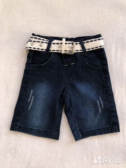 Костюм летний для мальчика размер 86 (шорты, поло)