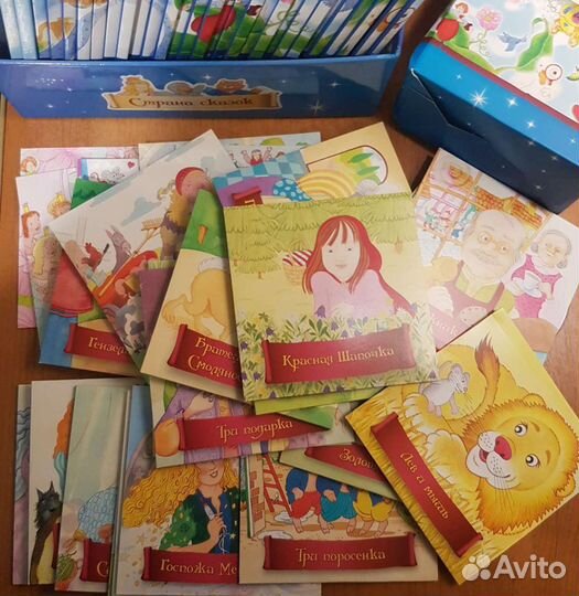 Коллекционные детские сказки + диски со сказками