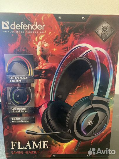 Игровые наушники defender Flame