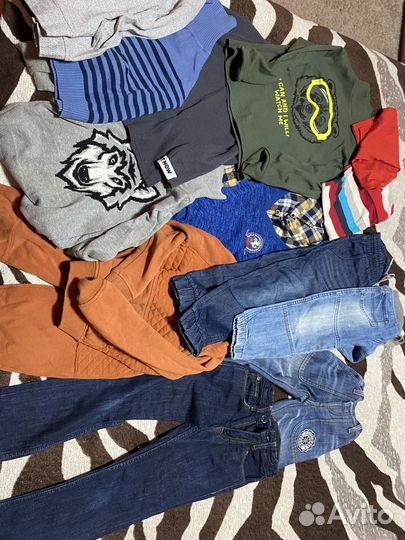 Пакетом вещи на мальчика 4-6 л