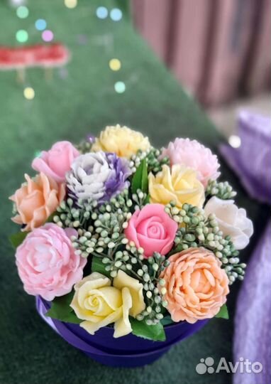 Букет из пенных роз