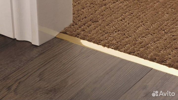 Полоса под латунь для стен, дверей и мебели