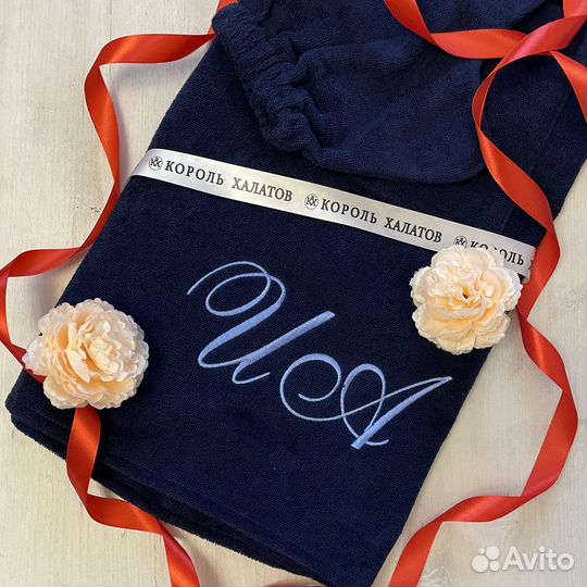 Набор для бани и сауны с вышивкой