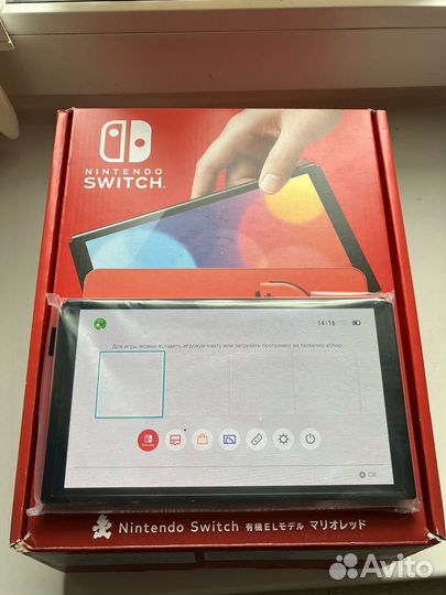 Switch Oled Mario Edition (новая)