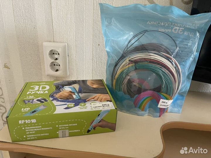 3D ручка 3Д пластик