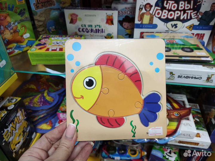 Пазл из крупных деталей