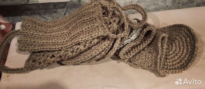 Мочалка из джута