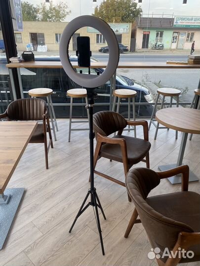 Кольцевая лампа со штативом 36 см