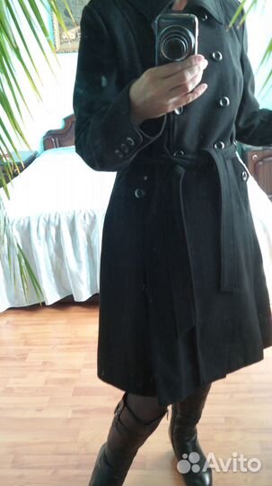 Пальто женское осеннее 44р.шерсть-30