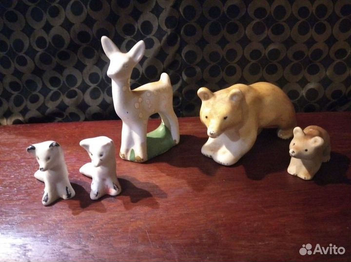 Статуэтки,звери нашего леса
