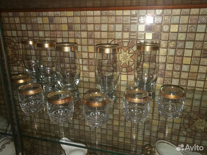 Стаканы и стопки стеклянные