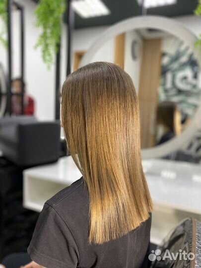 Кератиновое выпрямление / ботокс волос / холодное