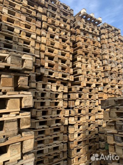 Поддоны 1.2х0.8 м 1 - 2 сорт