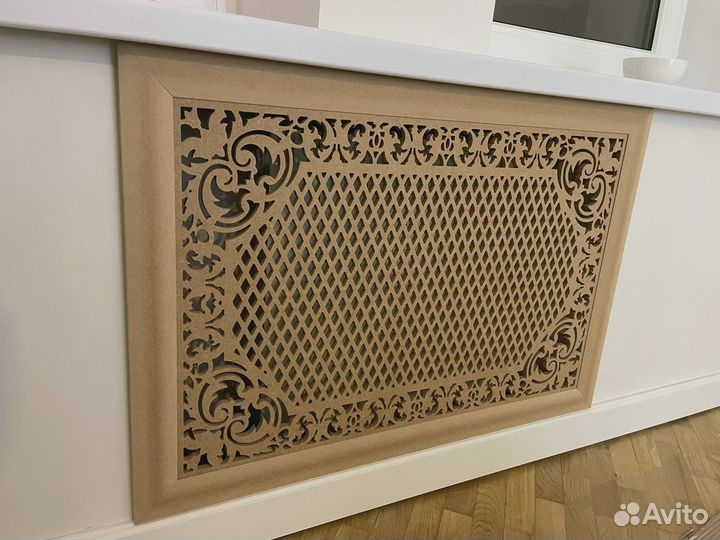 Красивые экраны для батареи, радиатора, ниши