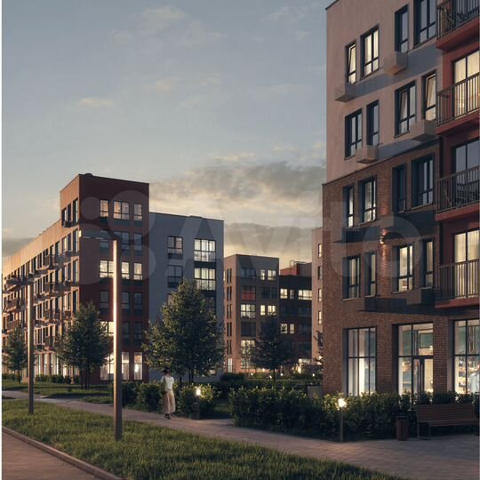 2-к. квартира, 57,7 м², 5/5 эт.