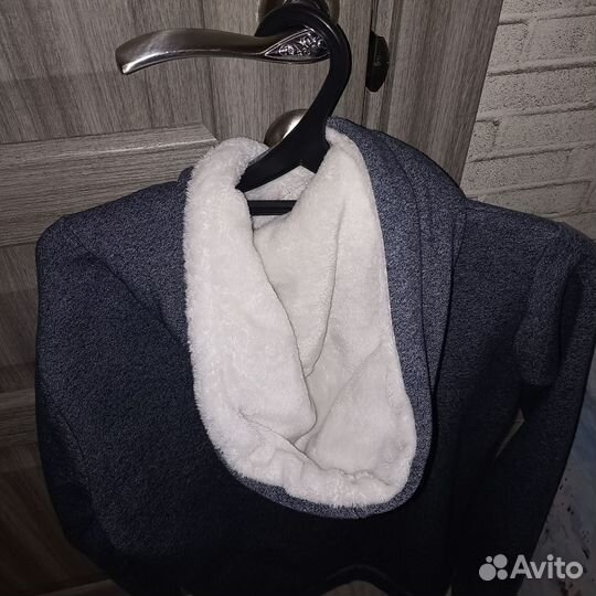 Худи серое женское