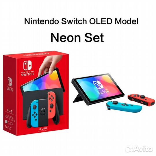 Игровая приставка Nintendo Switch oled 64гб,Новый