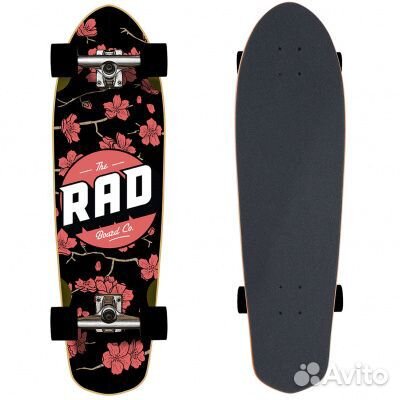 Круизер RAD cherry blossom cali cruiser black/RED