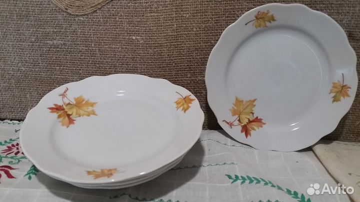 Фарфоровые тарелки из СССР