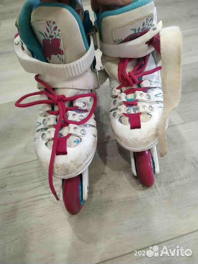 Роликовые коньки детские раздвижные