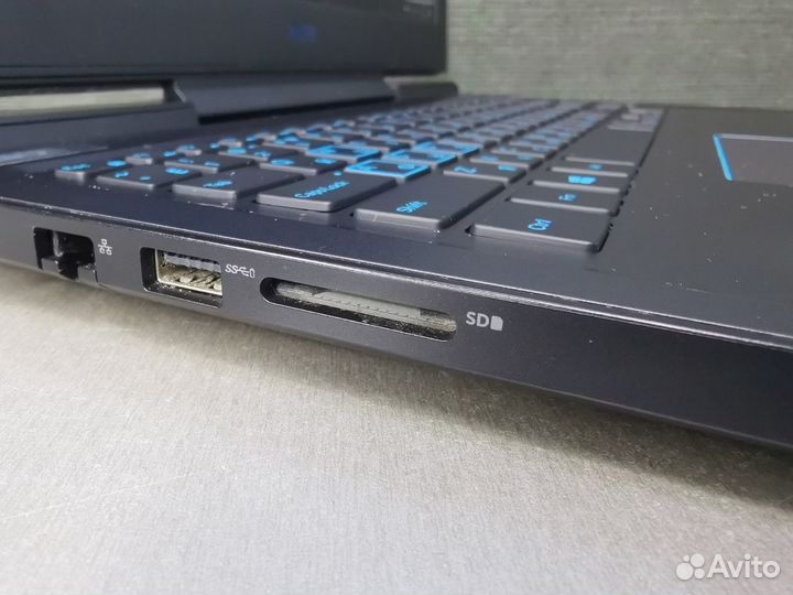 Ноутбук dell G7 Core i7-8750H + GeForce 1050Ti 4GB