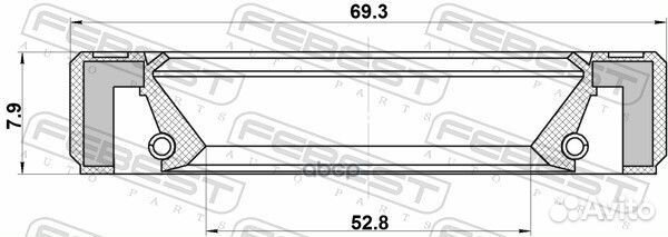 Сальник привода 95GBY54690808L Febest