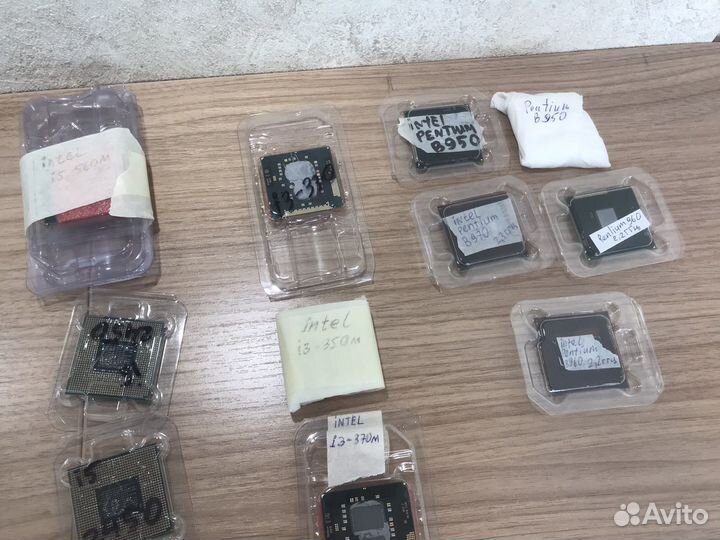 Процессоры Intel Core i7 i5 i3 AMD для ноутбуков