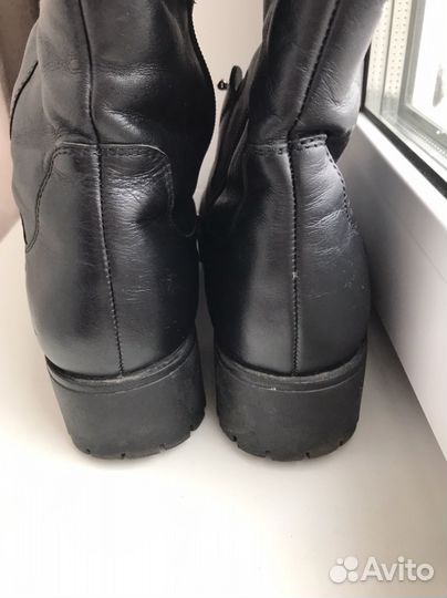 Сапоги зимние кожа мех натуральные