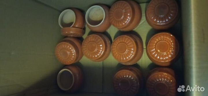 Горшки глиняные для запекания СССР