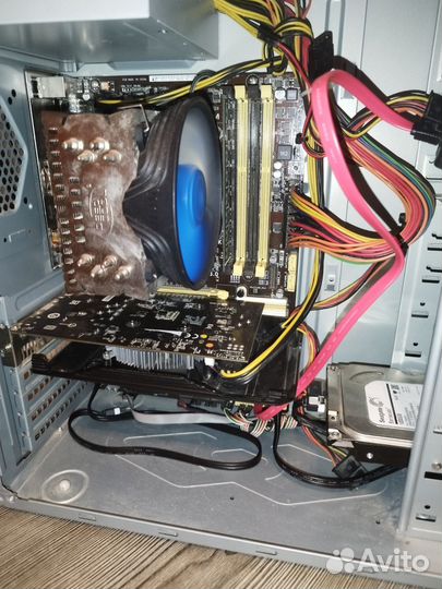 Продам комплектом i5 4430 мат плата asus h87 plus