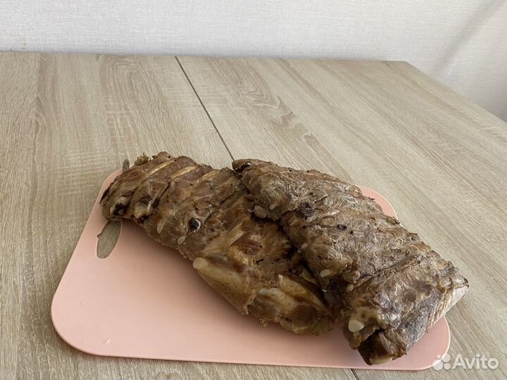 Домашнее сало, копченая грудинка, копченые ребра