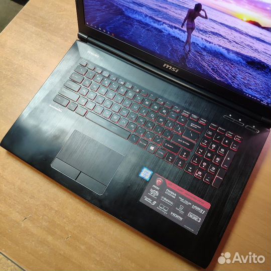 Ноутбук MSI i7-6700/GTX 970/DDR4 8Gb/SSD + HDD