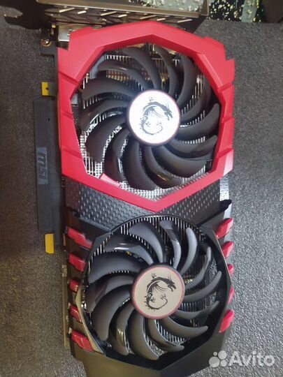 Видеокарта gtx 1050 ti 4gb MSI Gaming X