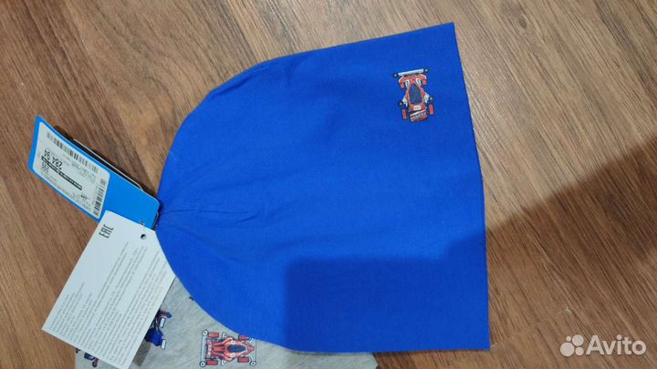 Шапка новая 2 шт для мальчика