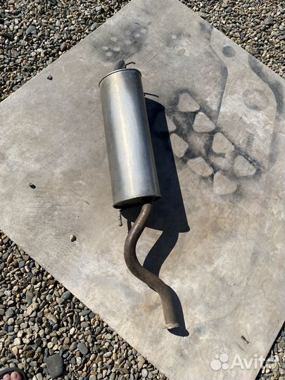 Задняя банка глушителя priora (хэтчбек)