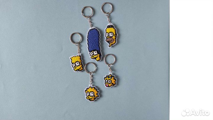 Брелок двухсторонний Мардж Симпсон