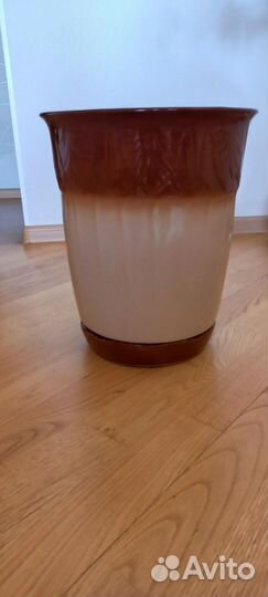 Горшок керамический напольный