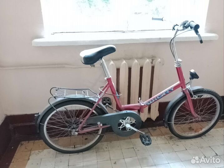 Велосипед romet wigry 3 красный складной